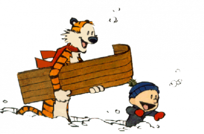 420x276 Download Calvin And Hobbes Transparent Png