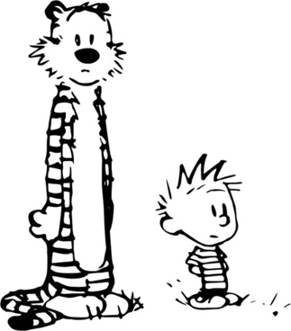 323x368 Vector Calvin Hobbes Free Vector Download
