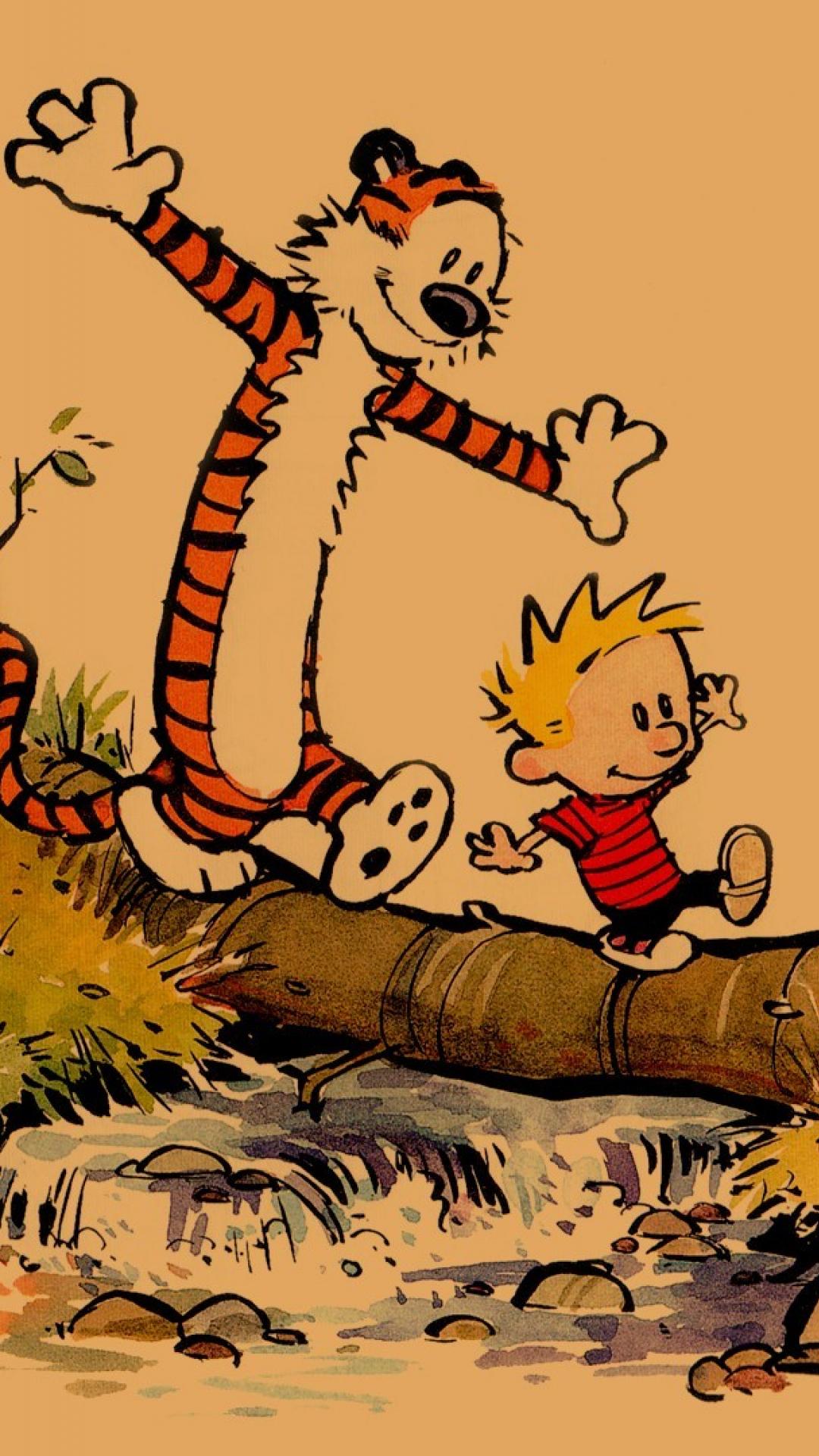 1080x1920 Calvin And Hobbes Comics Digital Art Wallpaper