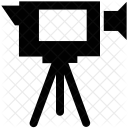 256x256 Cam Icon Of Glyph Style