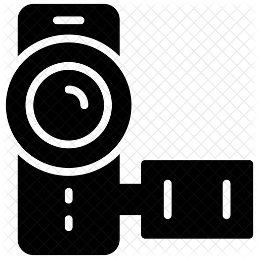 512x512 Handy Cam Icon Of Glyph Style