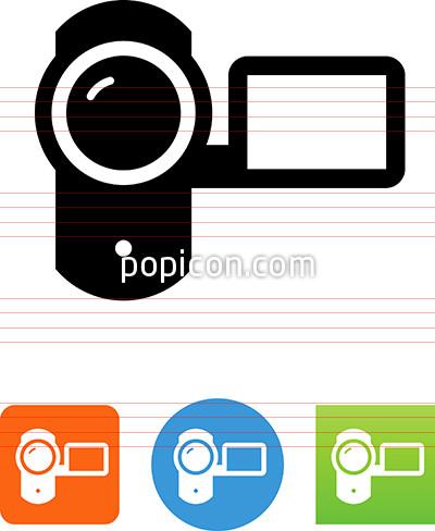 400x488 Camcorder With Playback Screen Icon