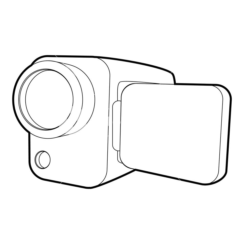 1000x1000 Camcorder Icon Isometric Illustration Of Camcorder Icon