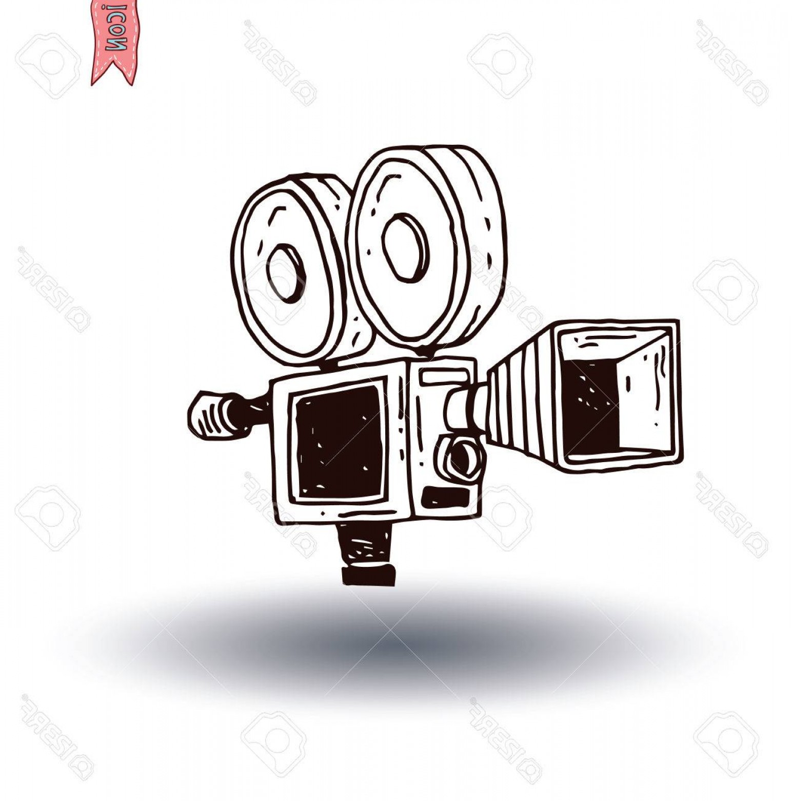 1544x1560 Photostock Vector Camcorder Icon Vector Illustration Newwaysys