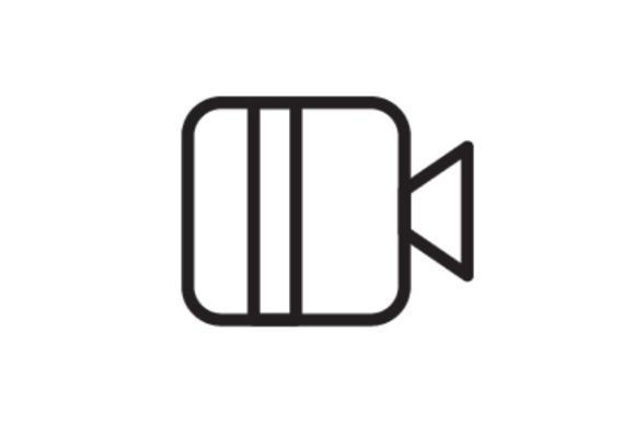 580x386 Video Camcorder Icon Graphic