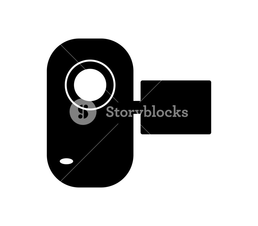 1000x875 Camcorder Icon On White Background Royalty Free Stock Image