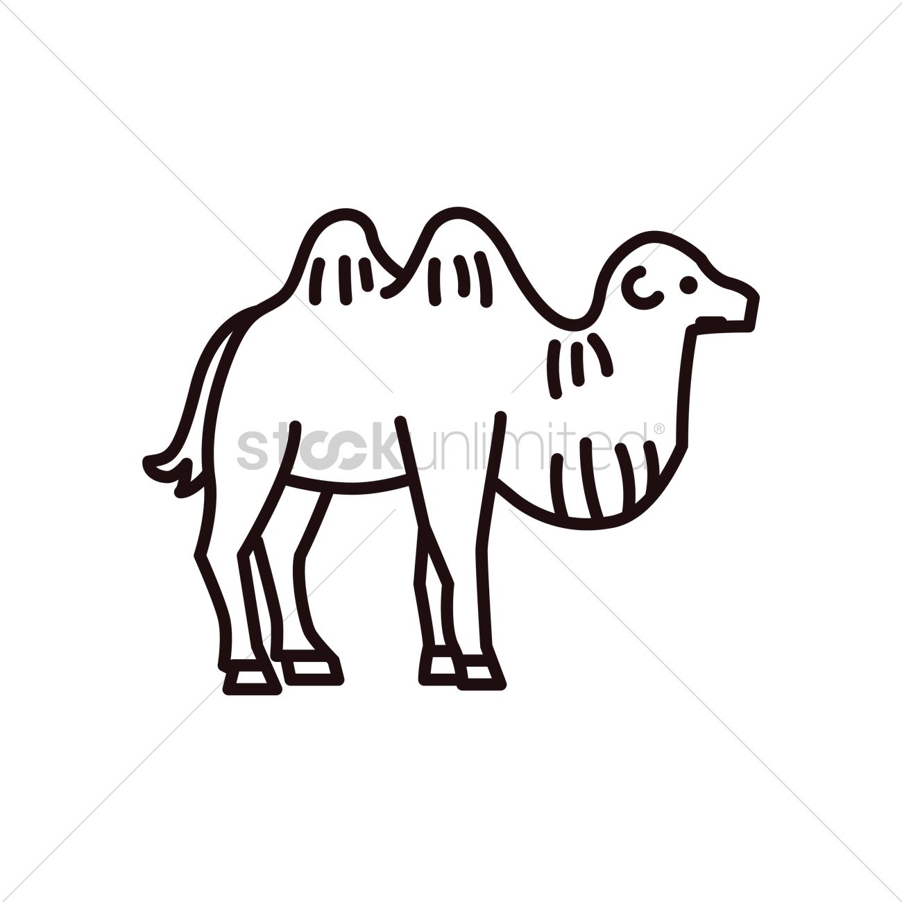 Camel Icon Vector Image 1300x1300 Camel Icon Vector Image
