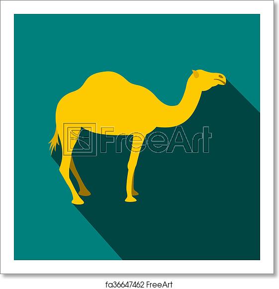 Free Art Print Of Camel Icon, Flat Style Camel Icon In Flat Style 561x581 Free Art Print Of Camel Icon, Flat Style Camel Icon In Flat Style