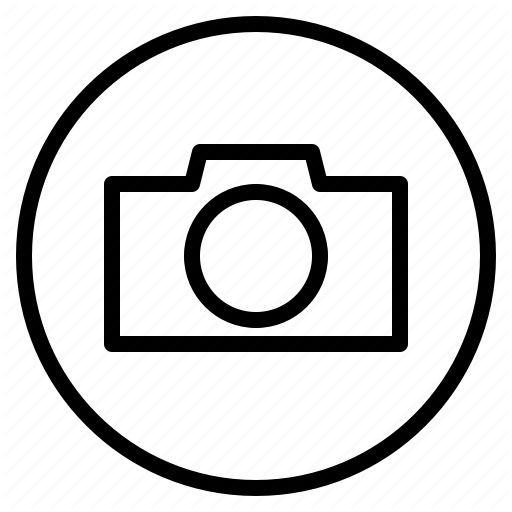 512x512 Camera, Circle, Sign Icon