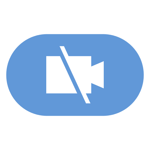 512x512 Camera Off Button Flat Icon