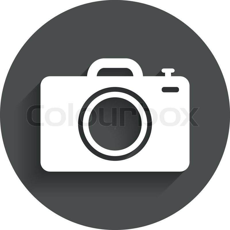 800x800 Photo Camera Sign Icon Digital Photo Stock Vector Colourbox