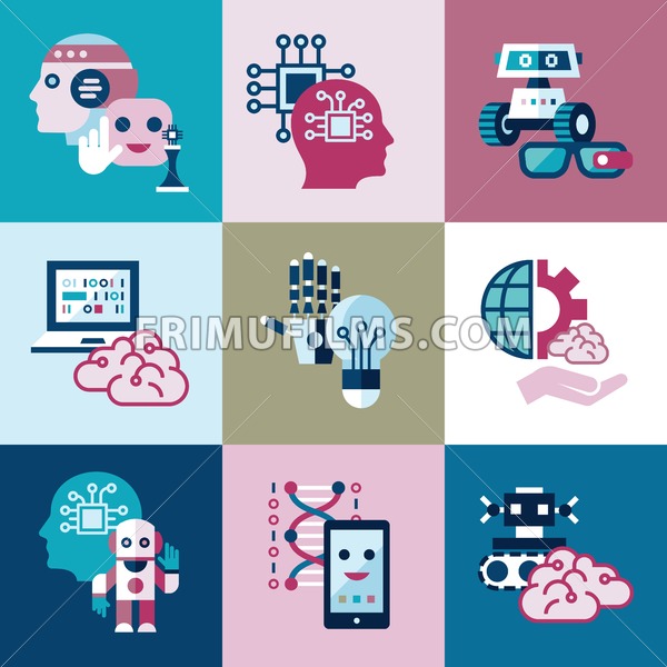 Digital Vector Artificial Intelligence And Electronic Technologies 600x600 Digital Vector Artificial Intelligence And Electronic Technologies