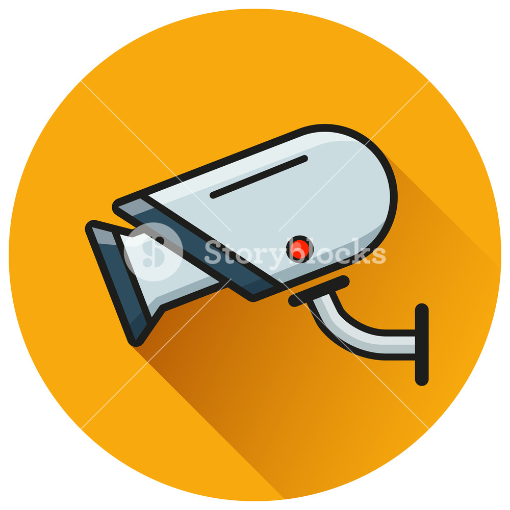 Illustration Of Video Camera Circle Flat Icon Royalty Free Stock 1000x1000 Illustration Of Video Camera Circle Flat Icon Royalty Free Stock