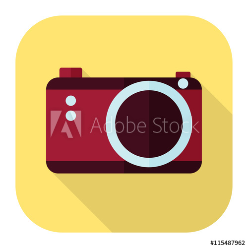 Camera Flat Icon 500x500 Camera Flat Icon
