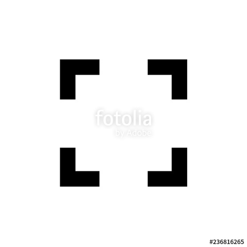 500x500 Camera Focus Icon Vector Illustration Stock Image And Royalty