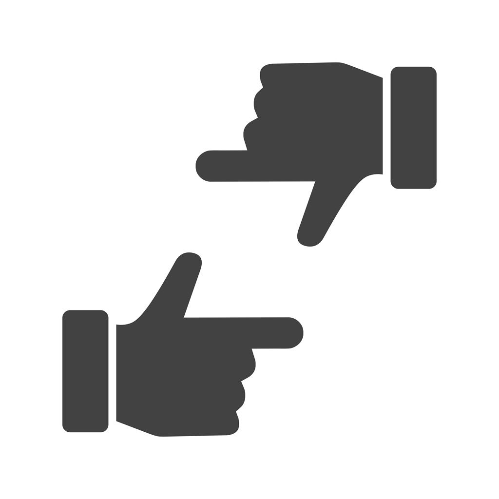 1024x1024 Focus Horizontal Glyph Icon