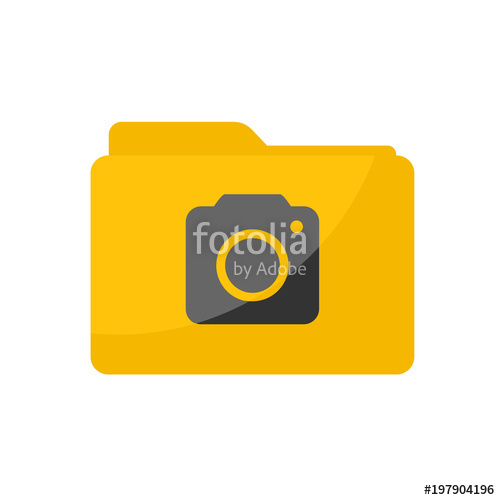 Flat Minimalist Camera Folder Icon In Rounded Square Style Stock 500x500 Flat Minimalist Camera Folder Icon In Rounded Square Style Stock