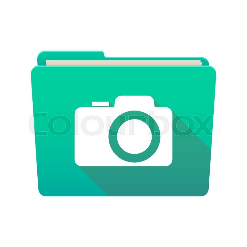 Isolated Folder Icon With A Photo Stock Vector Colourbox 800x800 Isolated Folder Icon With A Photo Stock Vector Colourbox