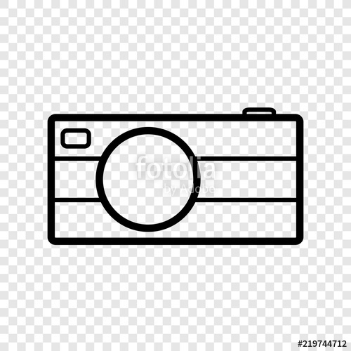 500x500 Camera Icon On Transparent Background Stock Image And Royalty