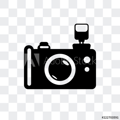500x500 Reflex Photo Camera Icon Isolated On Transparent Background