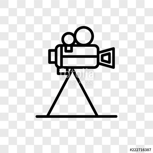500x500 Video Camera Icons Isolated On Transparent Background Modern