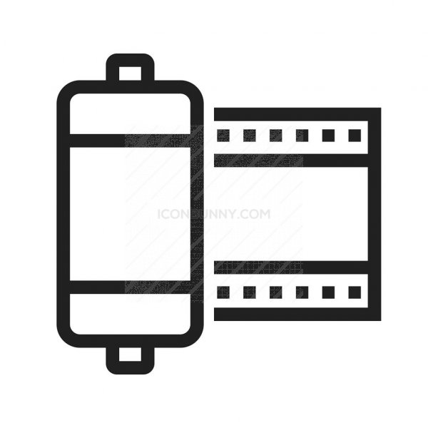 600x600 Camera Roll Line Icon