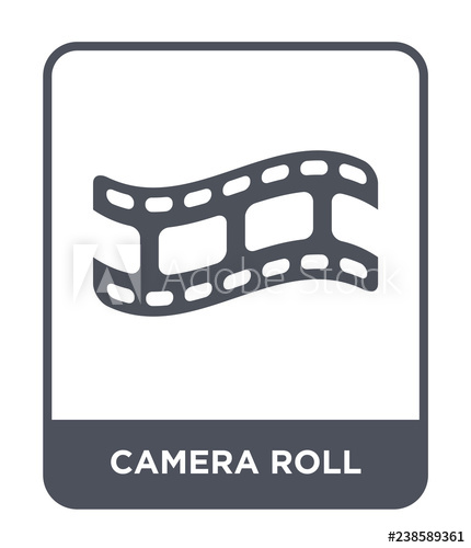 430x500 Camera Roll Icon Vector