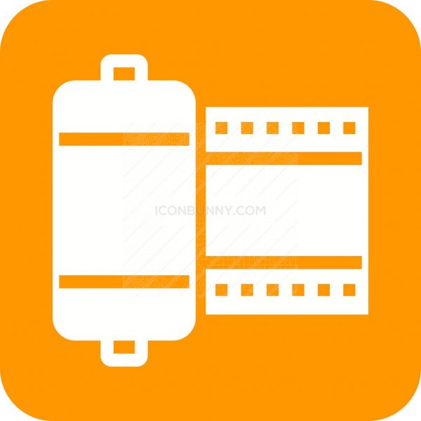 600x600 Camera Roll Flat Round Corner Icon