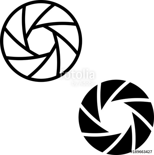 496x500 Camera Shutter Icon Stock Image And Royalty Free Vector