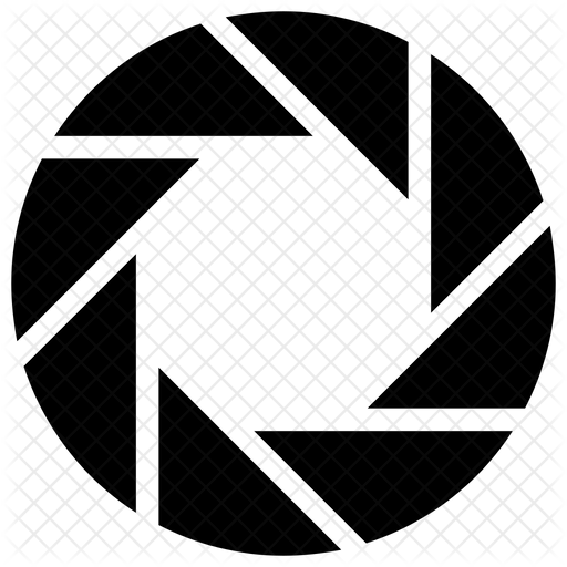 512x512 Camera Shutter Icon Of Glyph Style