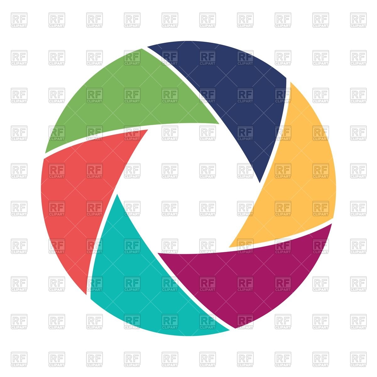 1200x1200 Colorful Camera Shutter Icon Vector Image Of Icons And Emblems