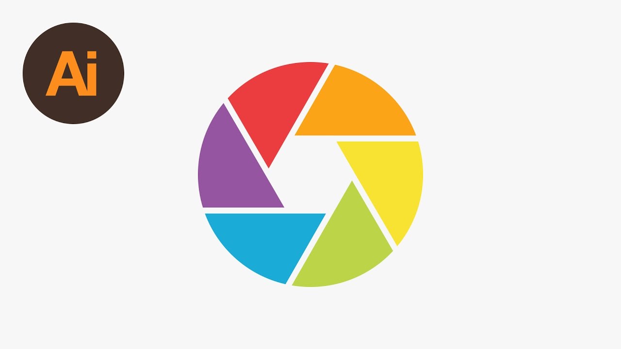 1280x720 Design A Camera Shutter Icon Illustrator Tutorial