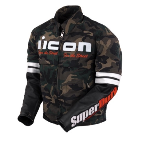 580x580 Icon Jackets Coats Motorcycle Racing Biker Camo Jacket Poshmark