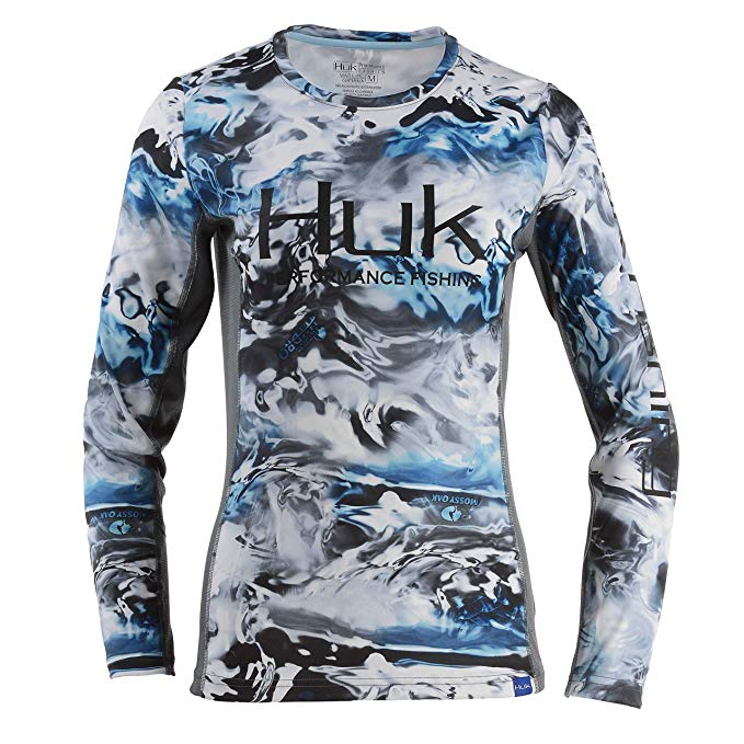 679x679 Huk Women's Camo Icon X Long Sleeve Shirt Clothing
