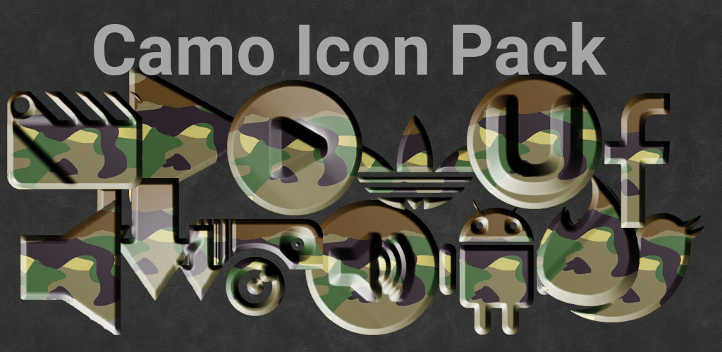 1024x500 Camo Icon Pack Appstore For Android
