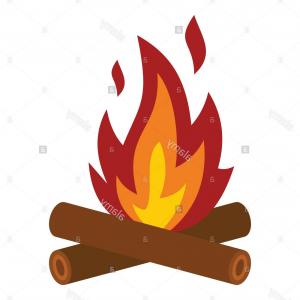 300x300 Campfire Icon Camp Fire Vector Art Handandbeak