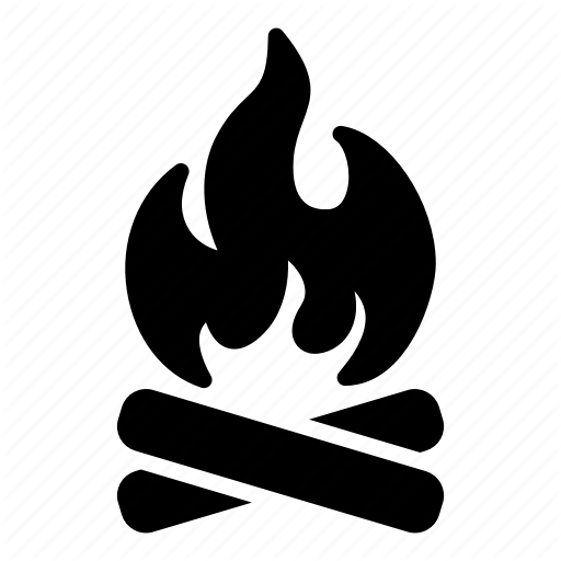 512x512 Bonfire, C Campfire, Camping, Fire Icon