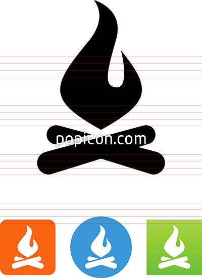400x551 Camp Fire Icon
