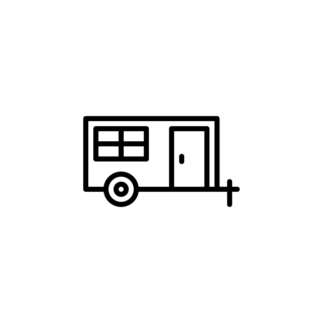 640x640 Camper Icon Line Style Icon Vector Illustration, Icon, Vector