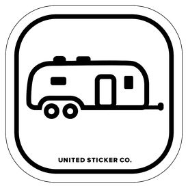 275x275 Airstream Camper Icon Decal United Sticker Co