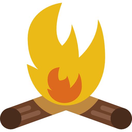 512x512 Campfire Icon Outdoors Smashicons