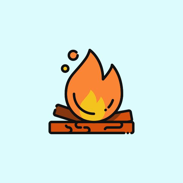 600x600 Campfire Icon Christy Kintzel