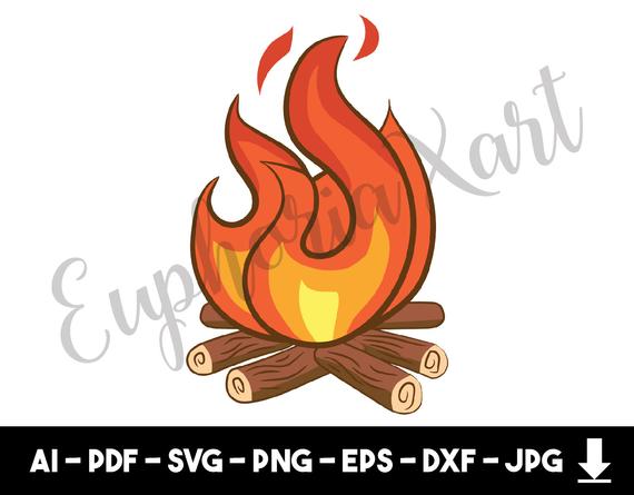 570x445 Campfire Campfire Cricut Campfire Logo Campfire Etsy