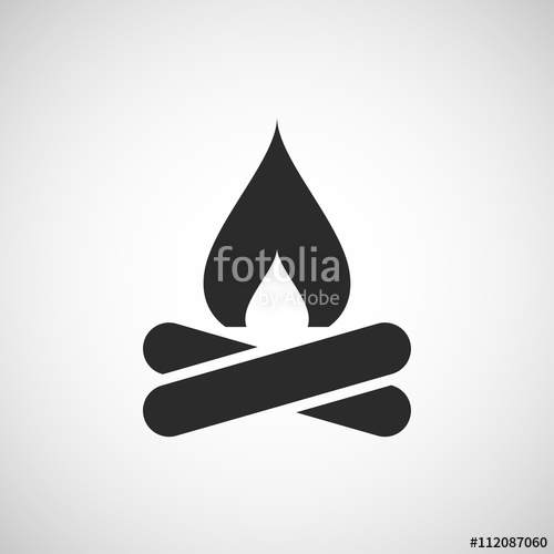 500x500 Campfire Icon Stock Photo And Royalty Free Images
