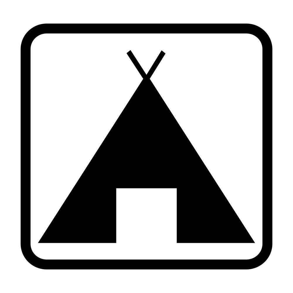 1000x1000 Campground Icon T Shirt Tiny North