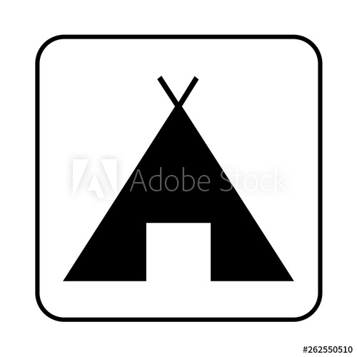 500x500 Camping Symbol Icon