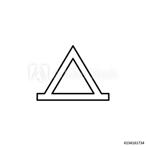 500x500 Campground Sign Icon Element Of Navigation Sign Icon Thin Line