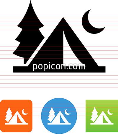 400x452 Camping Icon