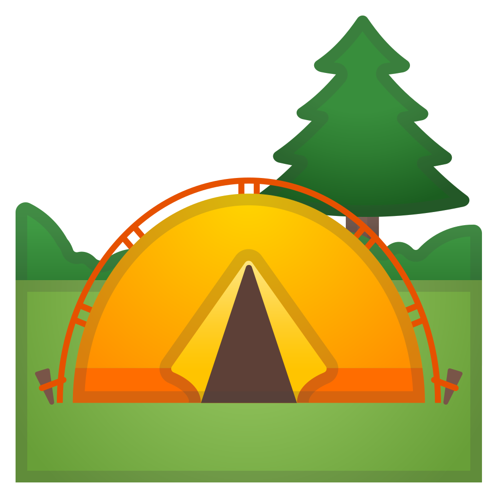 1024x1024 Camping Icon Noto Emoji Travel Places Iconset Google