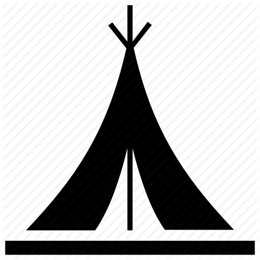 512x512 Camping Tent, Canvas, Shade, Shelter, Tent Icon